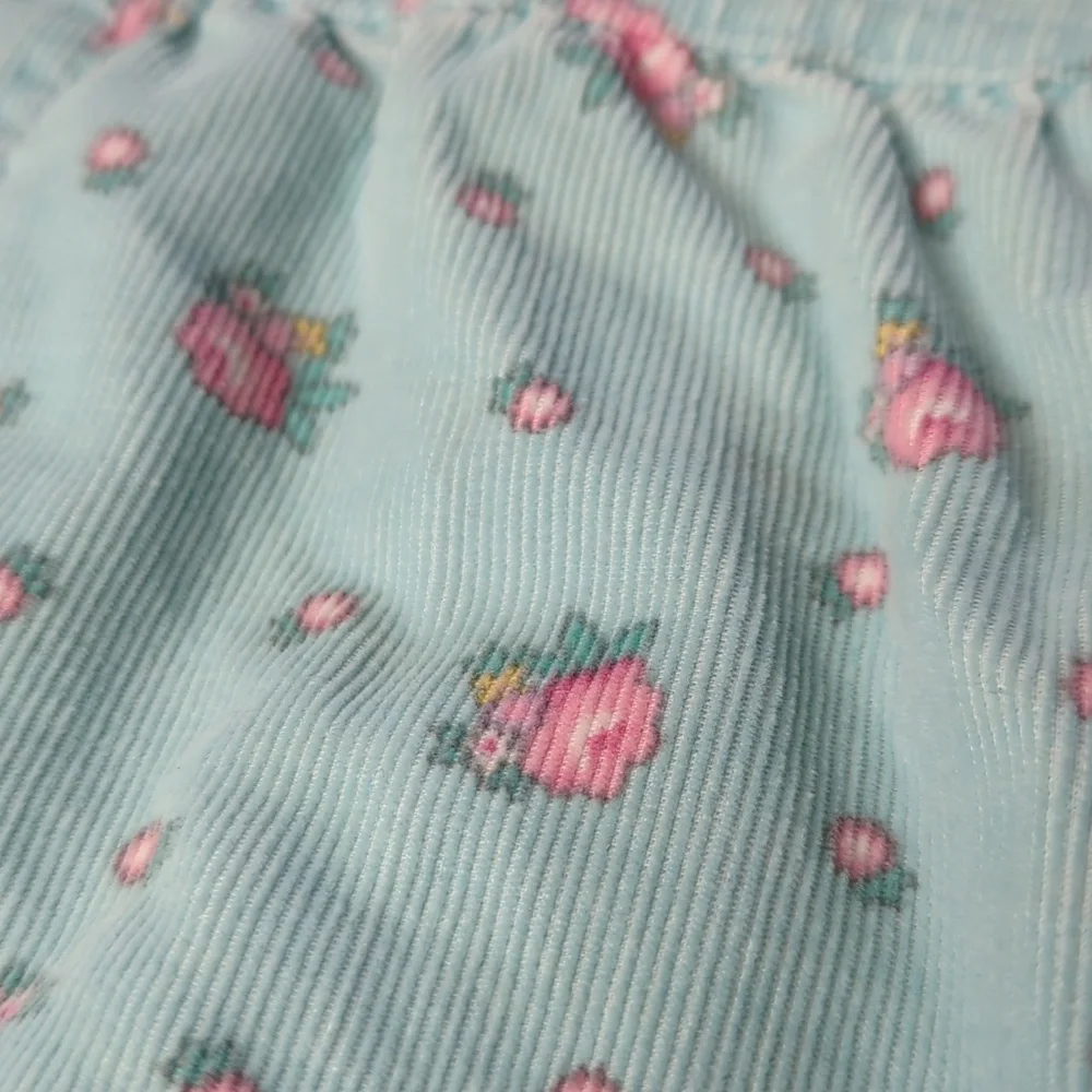Vintage OshKosh floral overalls 6-9 months USA made